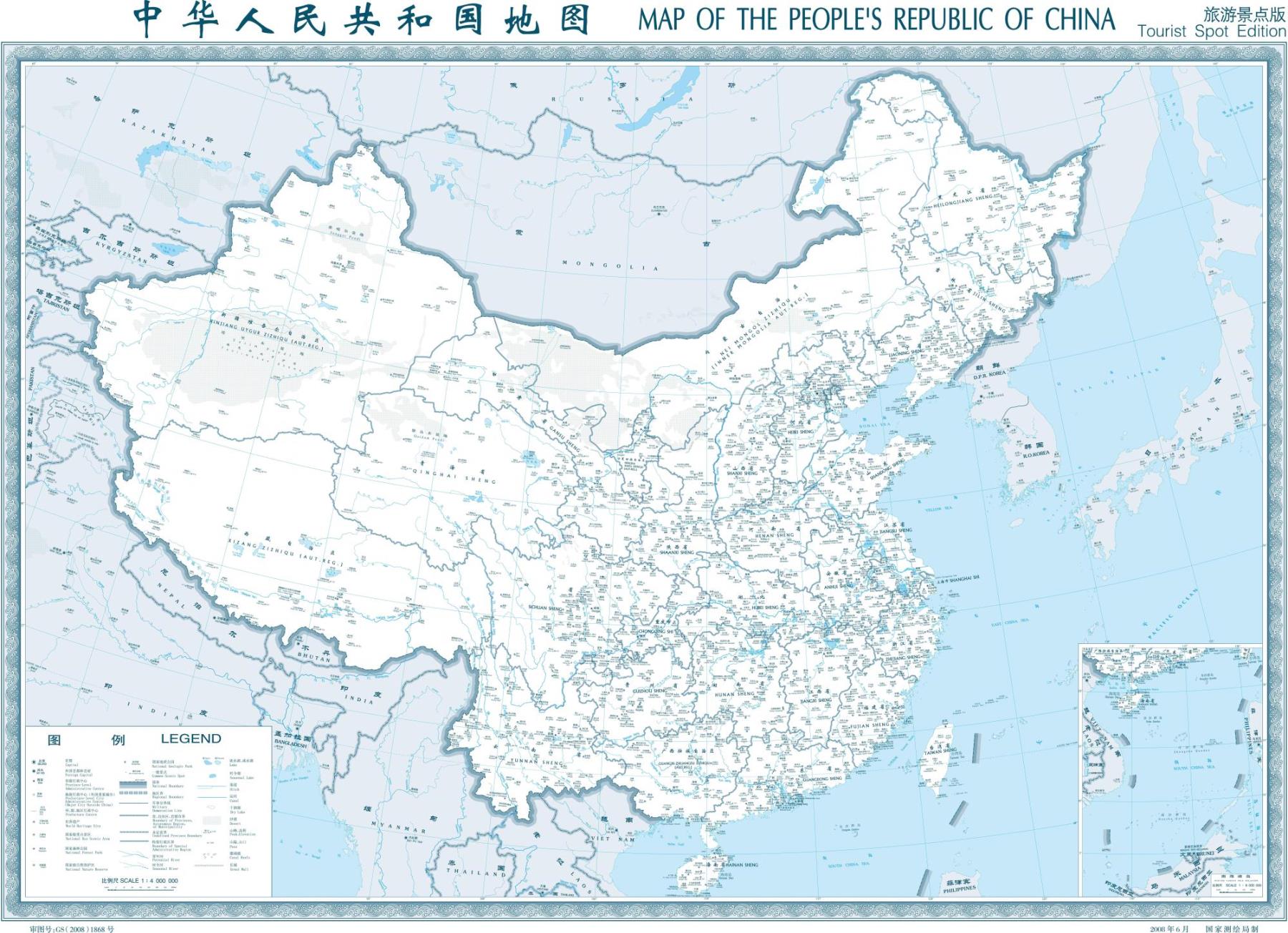 中国旅游地图全图可放大高清_中国旅游地图