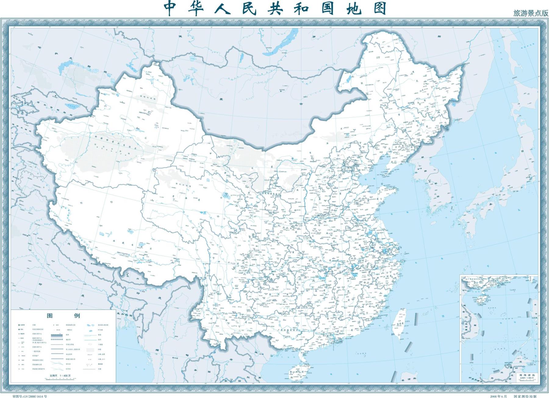 中国旅游地图全图可放大高清_中国旅游地图