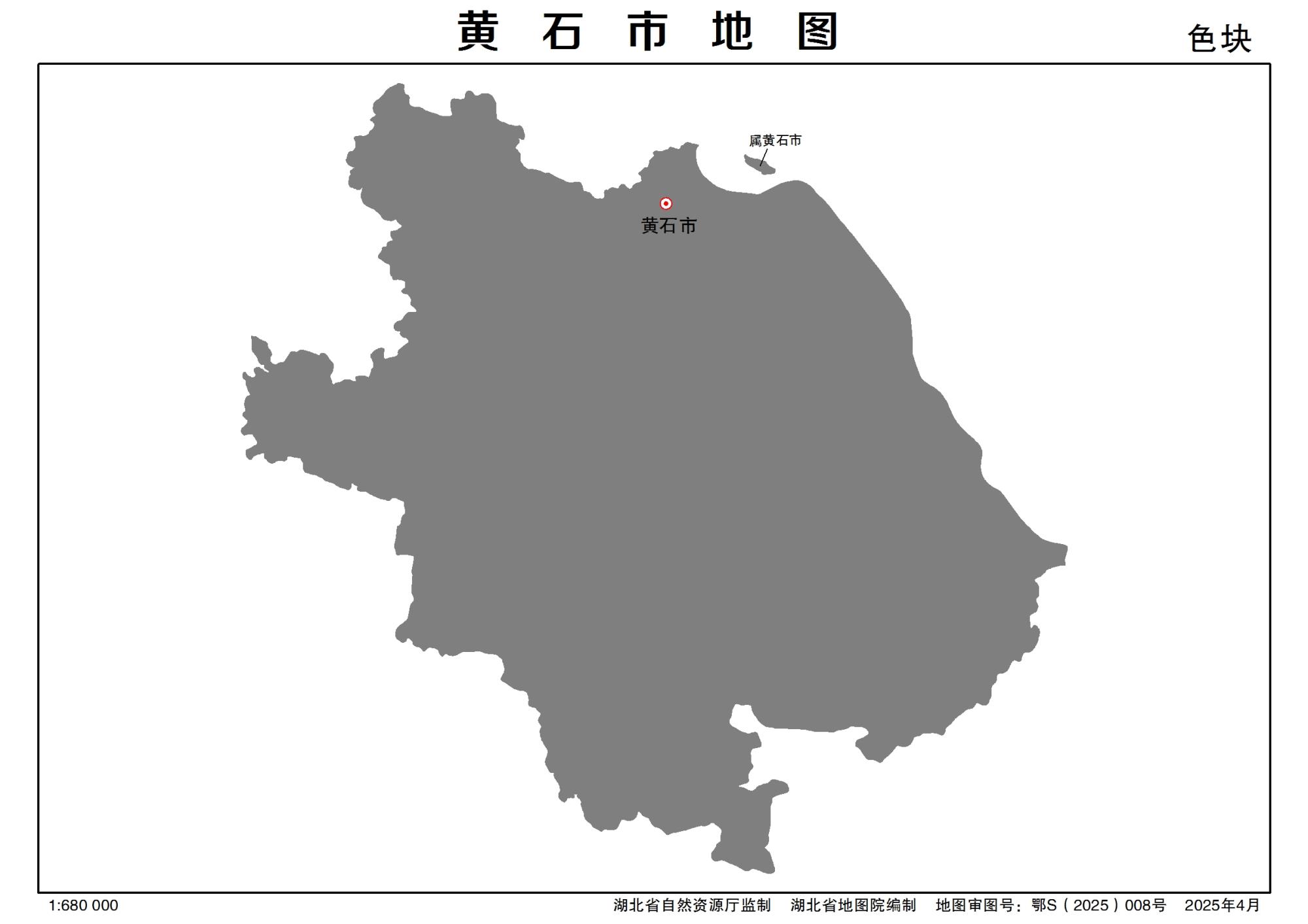 湖北省黄石市多类型新版矢量地图批量下载