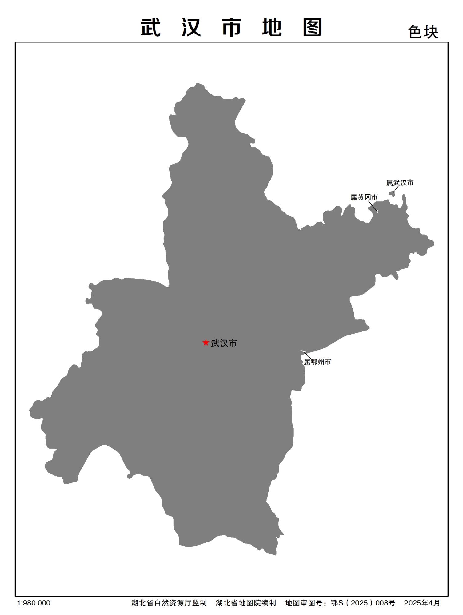 湖北省武汉市多类型新版矢量地图批量下载
