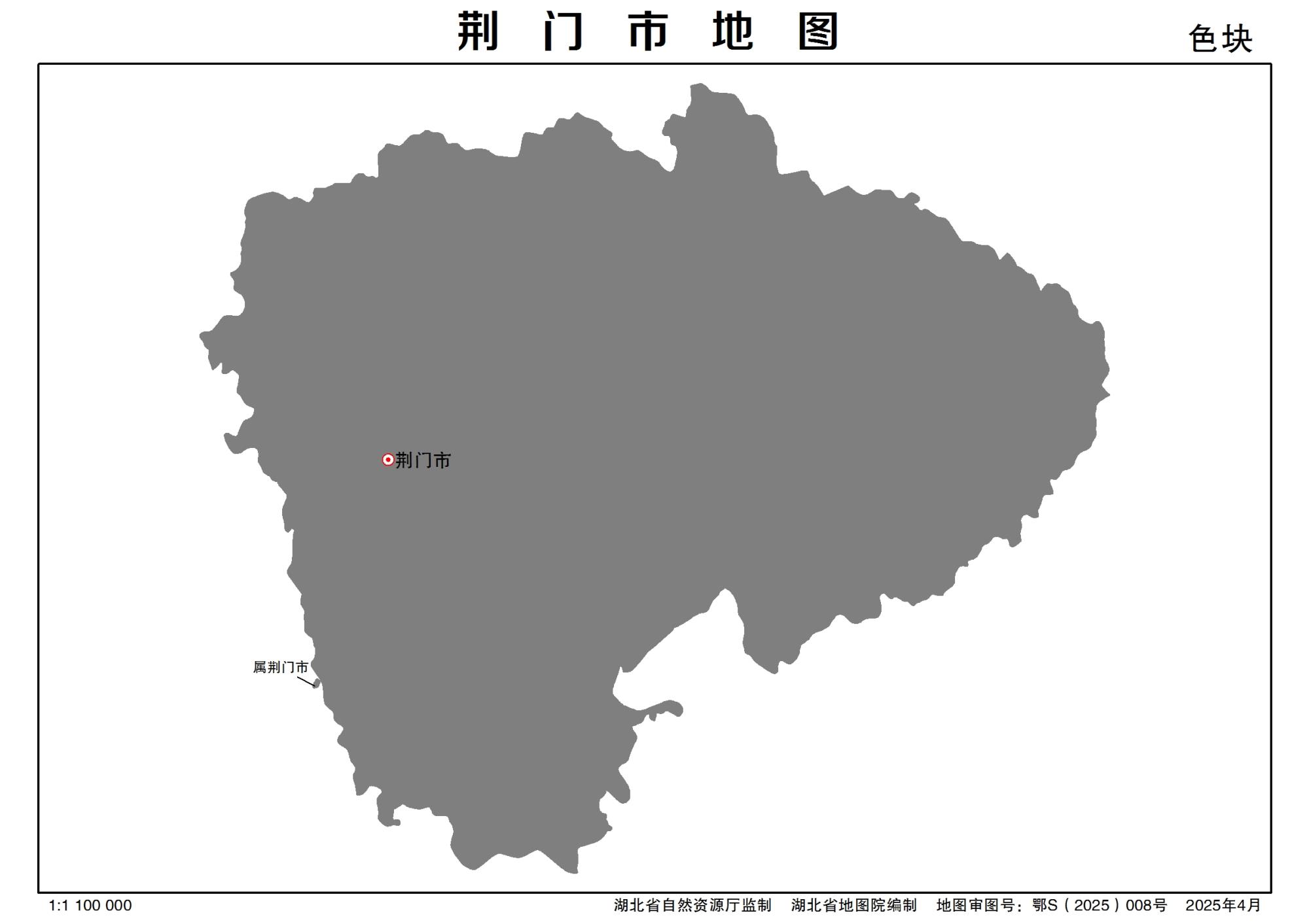 湖北省荆门市多类型新版矢量地图批量下载