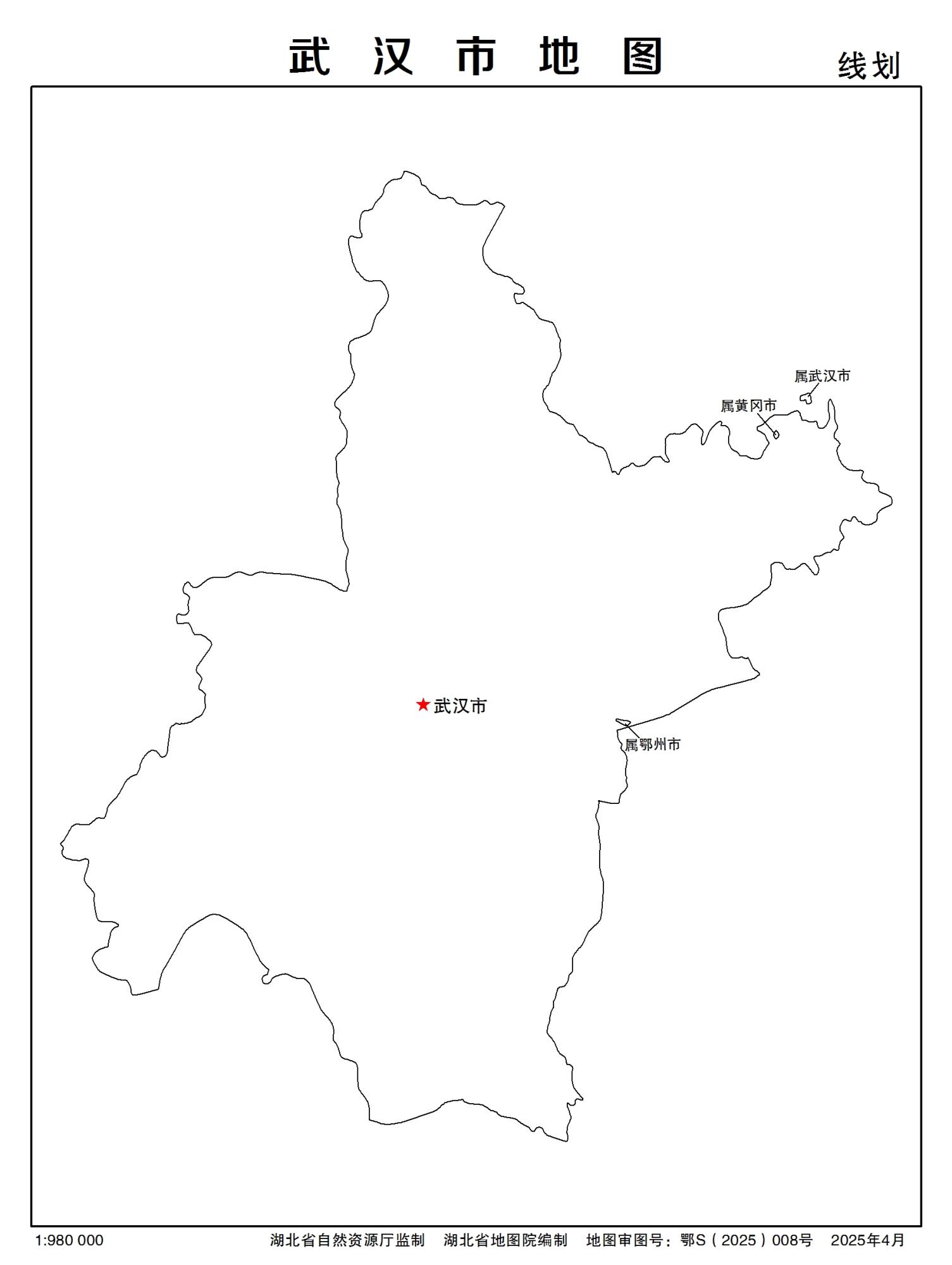 湖北省武汉市多类型新版矢量地图批量下载