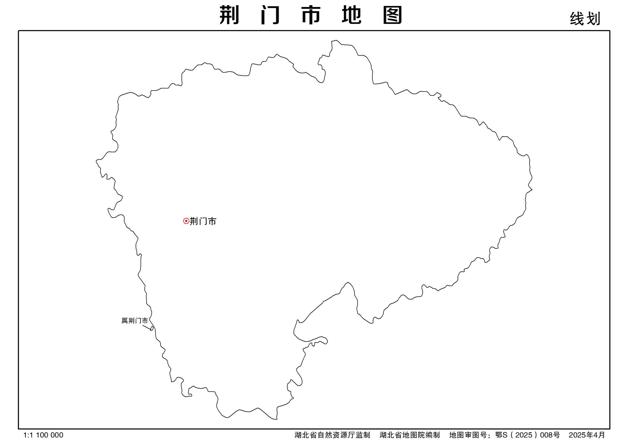 湖北省荆门市多类型新版矢量地图批量下载